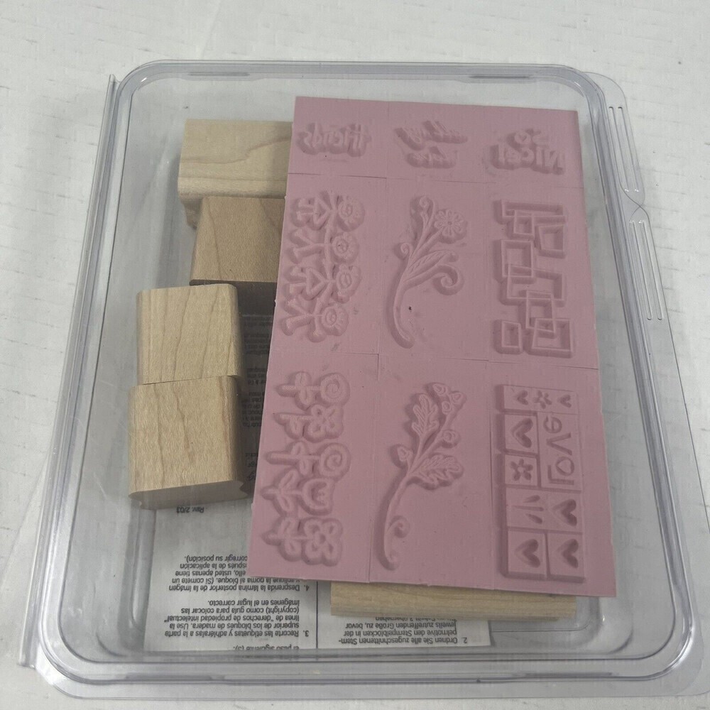 STAMPIN UP Set - SMORGASBORDERS - So Nice!, Friends, Stick People, All My Love